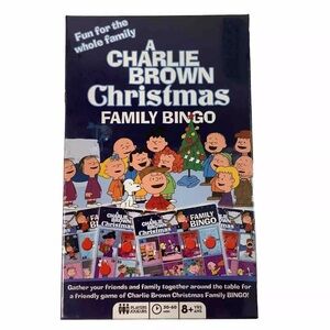 New Charlie Brown Christmas Family Bingo Game
